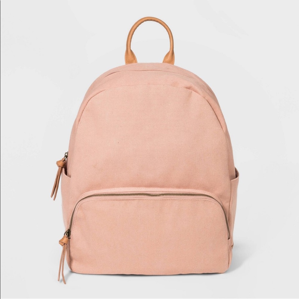 Plush Canvas Dome Backpack